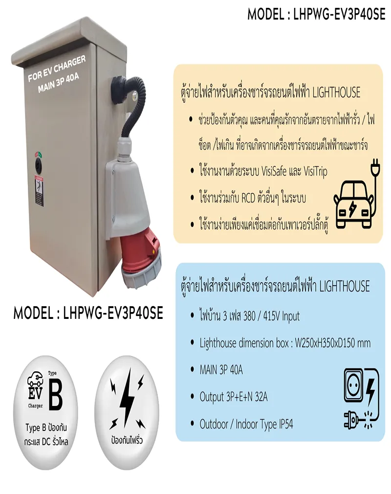 EV CHARGER PANEL BOARD