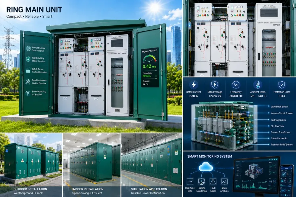 Ring Main Unit (RMU) Internal Structure Explained: Components, Functions and Working Principles