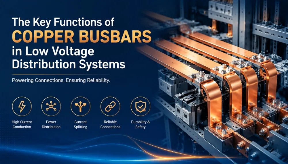 The Key Functions of Copper Busbars in Low Voltage Distribution Systems