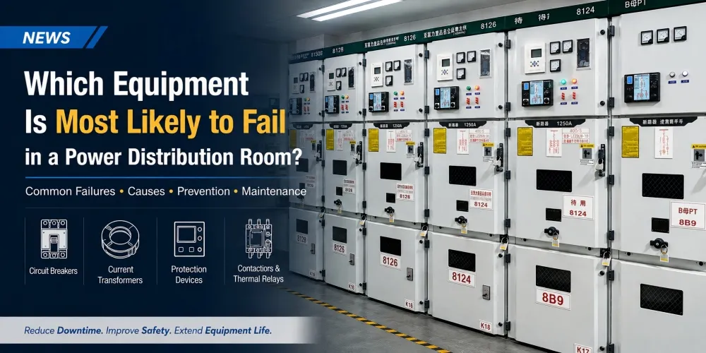 Which Equipment Is Most Likely to Fail in a Power Distribution Room?