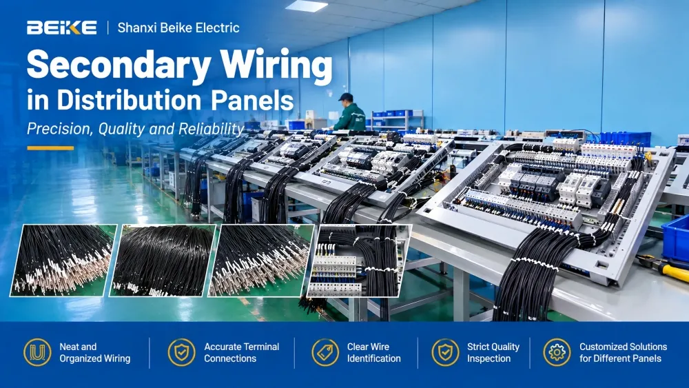 Secondary Wiring in Distribution Panels: Precision, Quality and Reliability