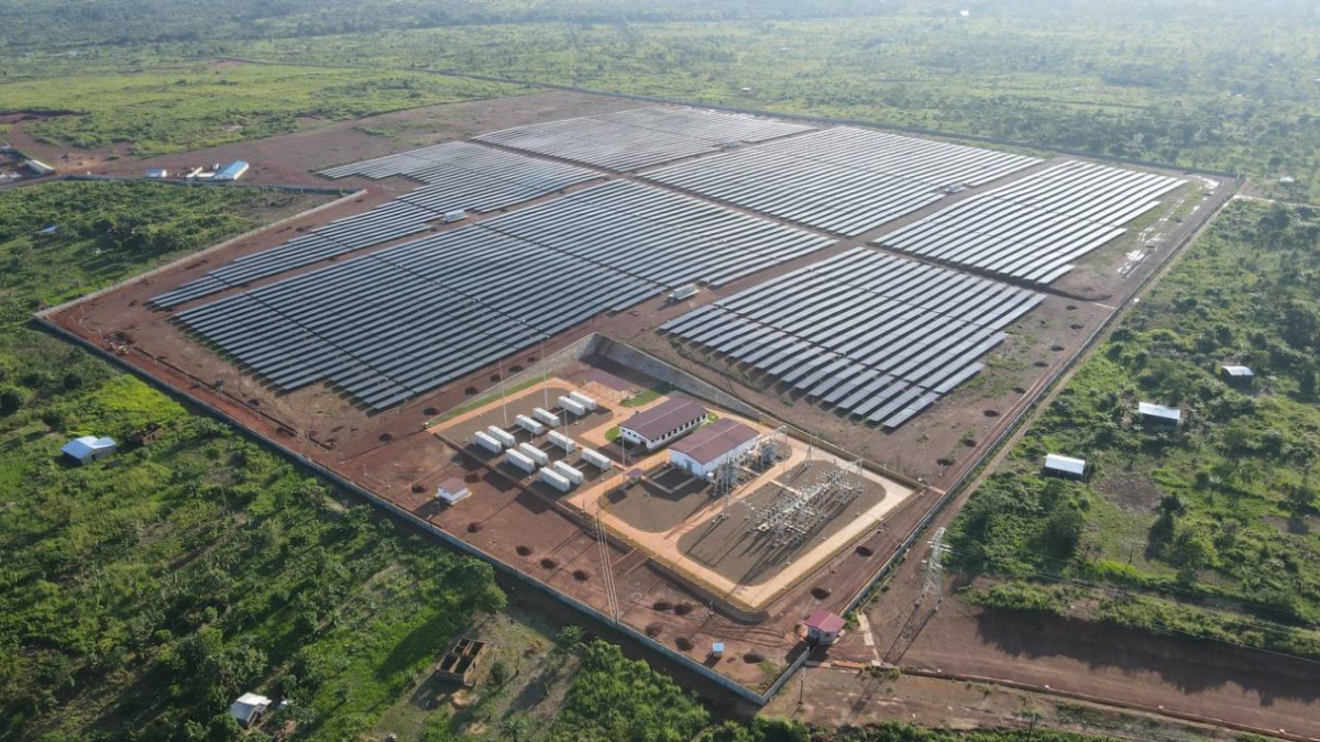 Shanxi Beike Electric’s First 25MW Solar-Plus-Storage Hybrid Project in the Central African Republic