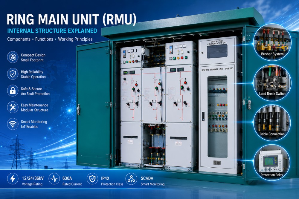 Ring Main Unit (RMU) Internal Structure Explained: Components, Functions and Working Principles